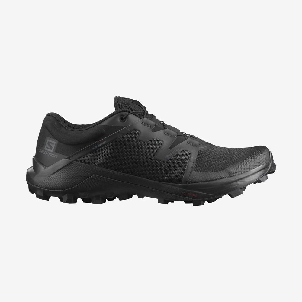SALOMON UK WILDCROSS GTX - Mens Trail Running Shoes Black,MNXU28096
